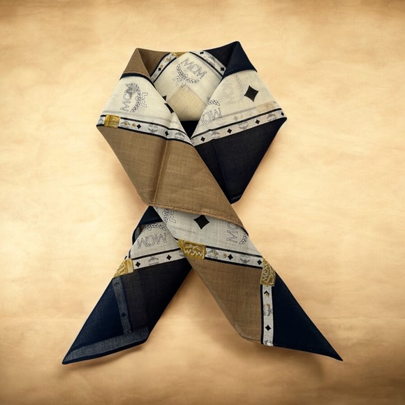 MCM Bandana Scarf (A148) - Picture 1 of 9